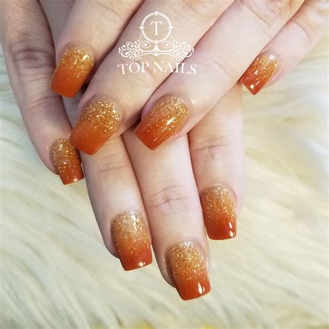 fall ombre nail